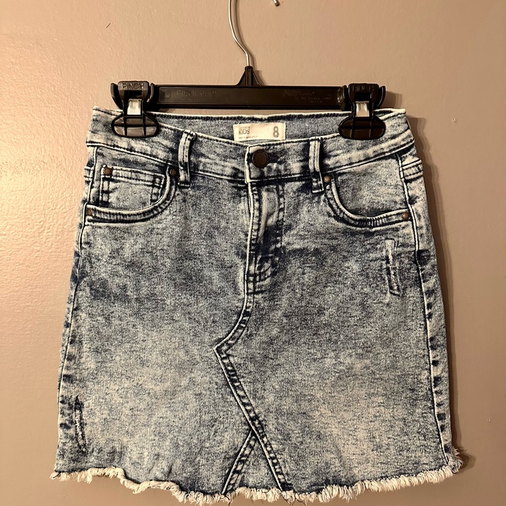 Cotton On Acid Wash Denim Skirt